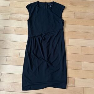 Pink Tartan Elegant Black Dress size M